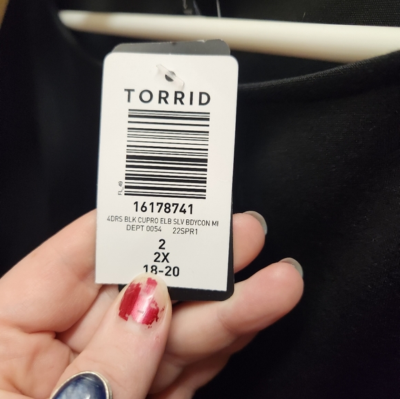 MIDI STUDIO CUPRO BODYCON DRESS Size 2 - Picture 5 of 5